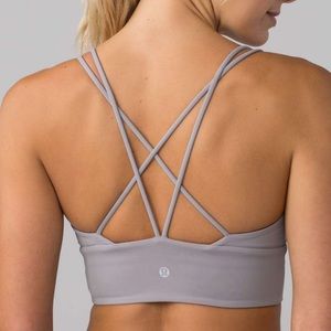 Lululemon Pushing Limits Bra Dark Chrome
